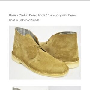 Clarks Original Desert Boot Oakwood Suede